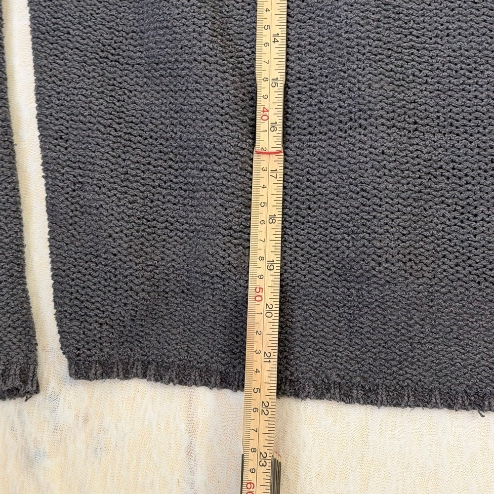Free People Open‎ Knit Sweater Slouchy Back Strap Pullover Boho Small Green - Picture 3 of 6